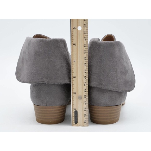 American Mettle AMS Escape Womens 6.5 Ankle Boots Gray Lace Up Fold Down Chukka - Picture 9 of 11